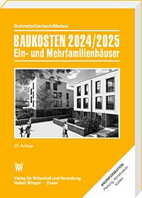 Baukosten 2024/2025
Band 2: Neubau –
Ein- und Mehrfamilienhäuser
<p>***
Über 2000 aktuelle Kostenwerte für die Kostenplanung und Kostenkontrolle,
entsprechend der DIN 276 (2018) geordnet, 
<p>
In Vorbereitung für Juli 2024 Stand: I/2024 Index 163,3 (2015=100)<br>
Aktueller Indexwert II/2024: 164,4
Multiplikator: --

Gerne merken wir Ihre Bestellung vor.