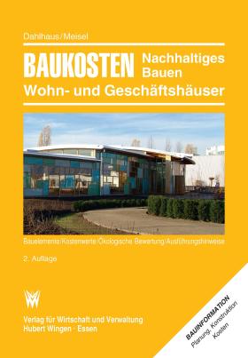 Baukosten 
Nachhaltiges Bauen von Wohn- und Geschäftshäusern 2024/2025 <br>Bauelemente – Kostenwerte – Ökologische Bewertung - Ausführungshinweise
Preisstand II 2024: 129,4 (2021=100)
Preisindex II 2025: 133,6 (2021=100)